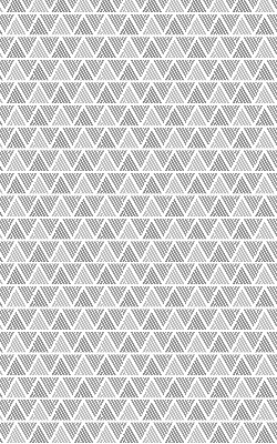 Rolgordijn voor het raam Gestreepte driehoeken