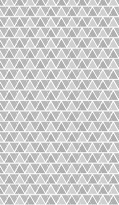 Rolgordijn voor het raam Gestreepte driehoeken