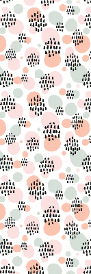 Rolgordijn verduisterend Zwarte gestippelde vlekken