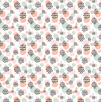 Rolgordijn verduisterend Zwarte gestippelde vlekken