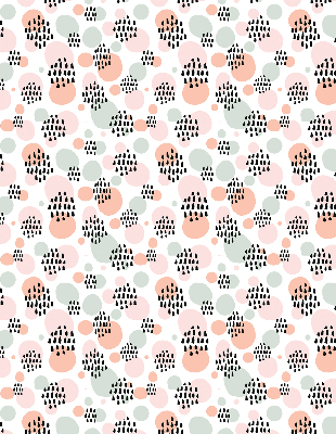 Rolgordijn verduisterend Zwarte gestippelde vlekken