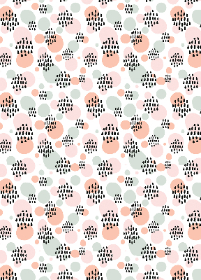 Rolgordijn verduisterend Zwarte gestippelde vlekken