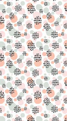 Rolgordijn verduisterend Zwarte gestippelde vlekken