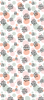 Rolgordijn verduisterend Zwarte gestippelde vlekken