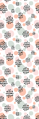 Rolgordijn verduisterend Zwarte gestippelde vlekken