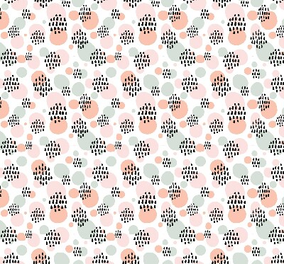 Rolgordijn verduisterend Zwarte gestippelde vlekken