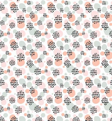 Rolgordijn verduisterend Zwarte gestippelde vlekken