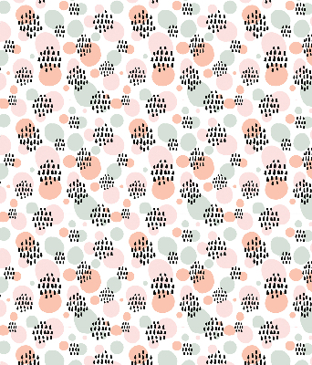 Rolgordijn verduisterend Zwarte gestippelde vlekken