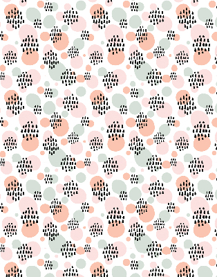 Rolgordijn verduisterend Zwarte gestippelde vlekken