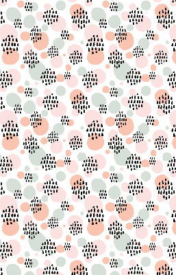 Rolgordijn verduisterend Zwarte gestippelde vlekken