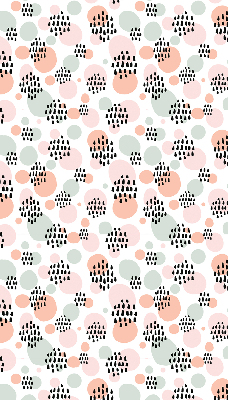 Rolgordijn verduisterend Zwarte gestippelde vlekken