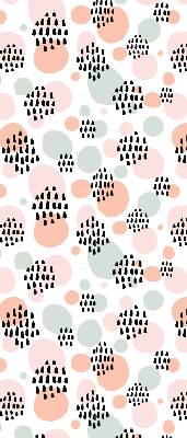 Rolgordijn verduisterend Zwarte gestippelde vlekken