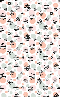 Rolgordijn verduisterend Zwarte gestippelde vlekken