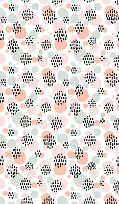 Rolgordijn verduisterend Zwarte gestippelde vlekken