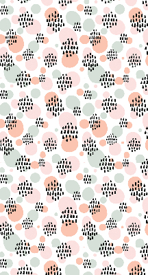 Rolgordijn verduisterend Zwarte gestippelde vlekken