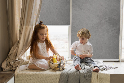 Rolgordijn voor het raam Grijze rook