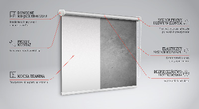 Rolgordijn voor het raam Grijze rook