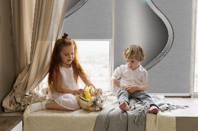 Rolgordijn verduisterend Metaal