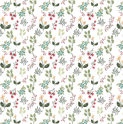 Rolgordijn voor het raam Planten