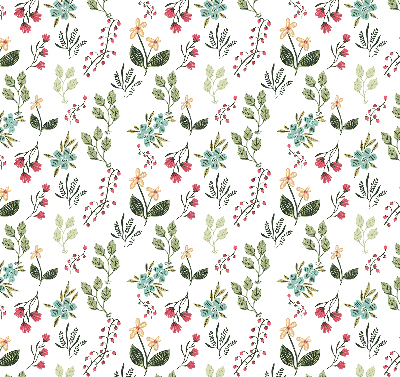 Rolgordijn voor het raam Planten