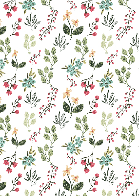 Rolgordijn voor het raam Planten