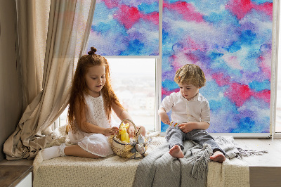 Rolgordijn voor het raam Melkwegstelsel