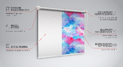 Rolgordijn voor het raam Melkwegstelsel