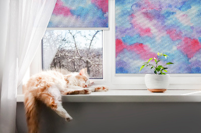 Rolgordijn voor het raam Melkwegstelsel