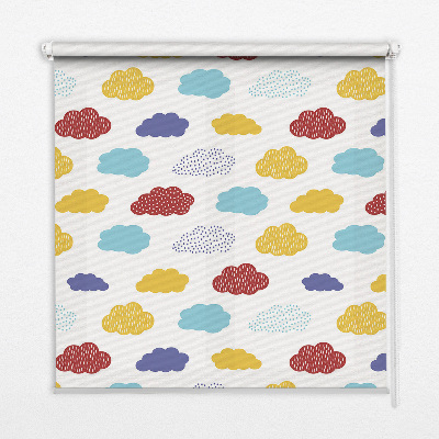 Rolgordijn verduisterend Kleurrijke wolken