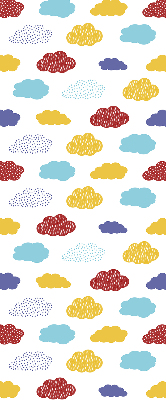 Rolgordijn verduisterend Kleurrijke wolken