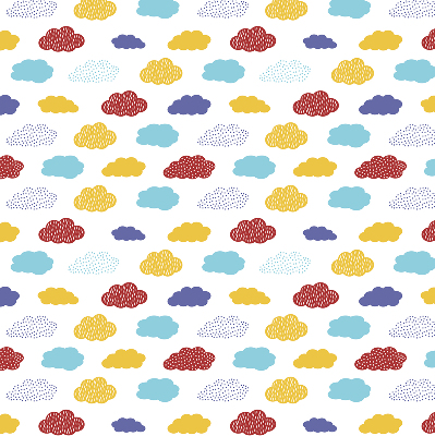 Rolgordijn verduisterend Kleurrijke wolken