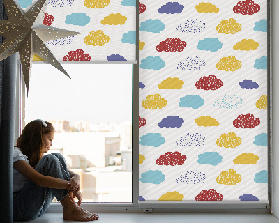 Rolgordijn verduisterend Kleurrijke wolken