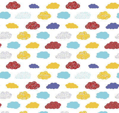 Rolgordijn verduisterend Kleurrijke wolken