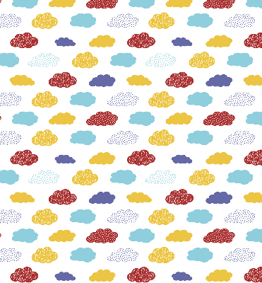 Rolgordijn verduisterend Kleurrijke wolken