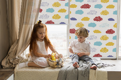 Rolgordijn verduisterend Kleurrijke wolken