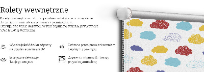 Rolgordijn verduisterend Kleurrijke wolken