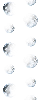 Rolgordijn verduisterend Manen