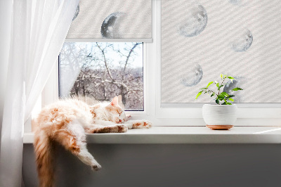 Rolgordijn verduisterend Manen