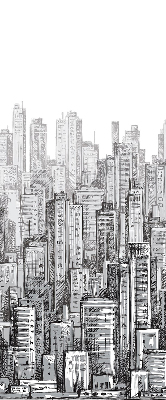 Rolgordijn verduisterend Stad