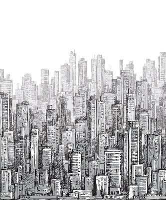 Rolgordijn verduisterend Stad