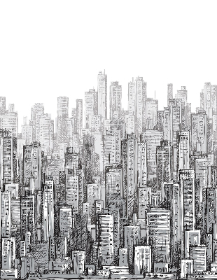 Rolgordijn verduisterend Stad