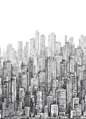 Rolgordijn verduisterend Stad