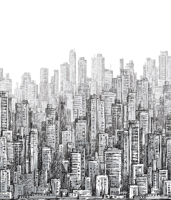 Rolgordijn verduisterend Stad