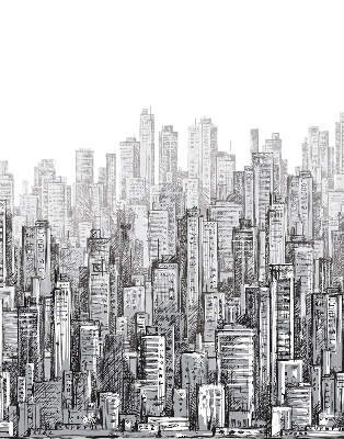 Rolgordijn verduisterend Stad