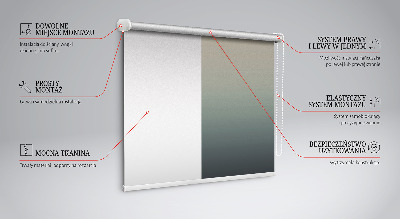 Rolgordijn voor het raam Vervagen