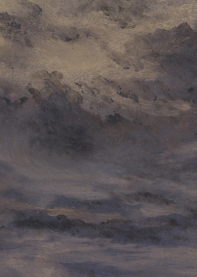 Rolgordijn verduisterend Geschilderde lucht