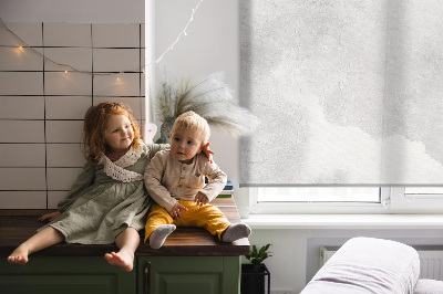 Rolgordijn voor het raam Grijze lucht