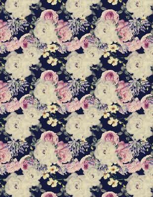 Rolgordijn voor het raam Rozen