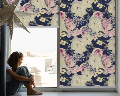 Rolgordijn voor het raam Rozen