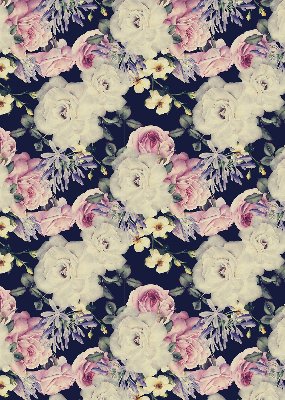 Rolgordijn voor het raam Rozen